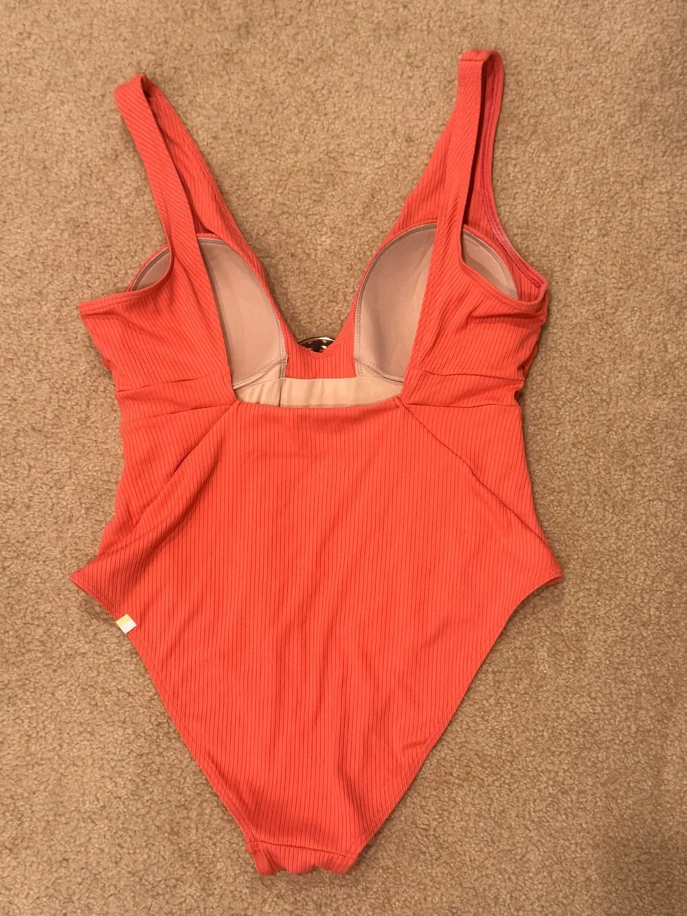 Summersalt Ribbed Backflip in Spiced Coral - NWOT